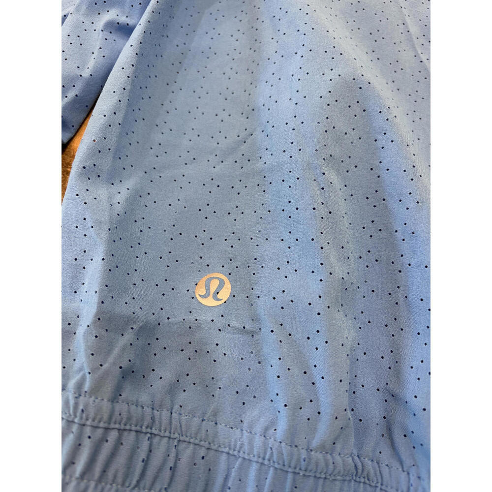 NWT Lululemon Adapted State Perforated Track Jacket size 8 in Pool Party - Picture 5 of 5